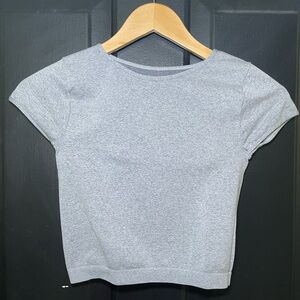 SOLD - Free People Heathered Gray Cap Sleeve Seamless Cami